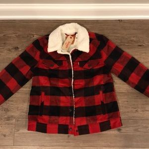 Levi’s buffalo plaid jacket NWT jacket Sz M